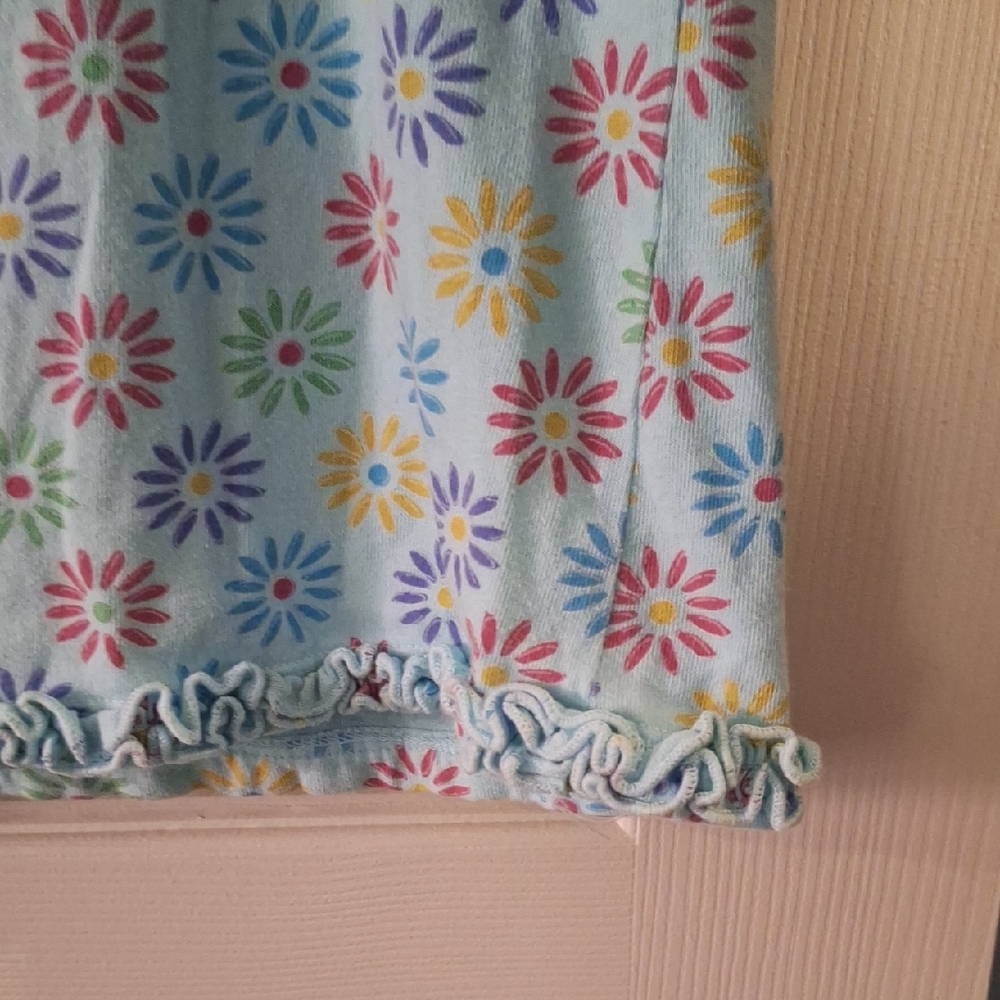 Fresh Produce Ditzy Floral Print A-Line Skirt in Light Blue Large - Picture 4 of 5